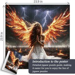 Phoenix Angel Prayer Puzzle 1000 Teile