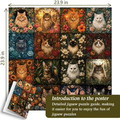 Bloom Cat Codex Puzzle 1000 Teile