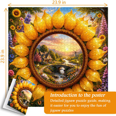 Floral Valley Dream Jigsaw Puzzle 1000 Pieces