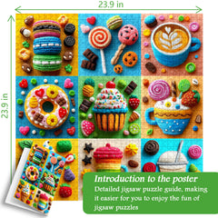 Woolly Sweets Jigsaw Puzzle 1000 Pieces