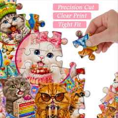 Sweets Kitten Collage Puzzle 1000 Teile
