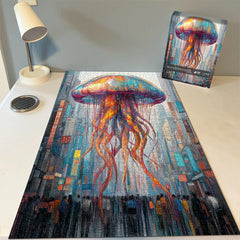 Neon Jellyfish City Jigsaw Puzzles 1000 Pieces