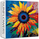 Sonnenblumen-Blumenpuzzle, 1000 Teile