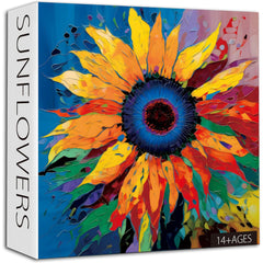 Sonnenblumen-Blumenpuzzle, 1000 Teile