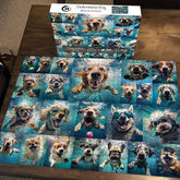Puzzle 1000 Teile „Unterwasserhunde“