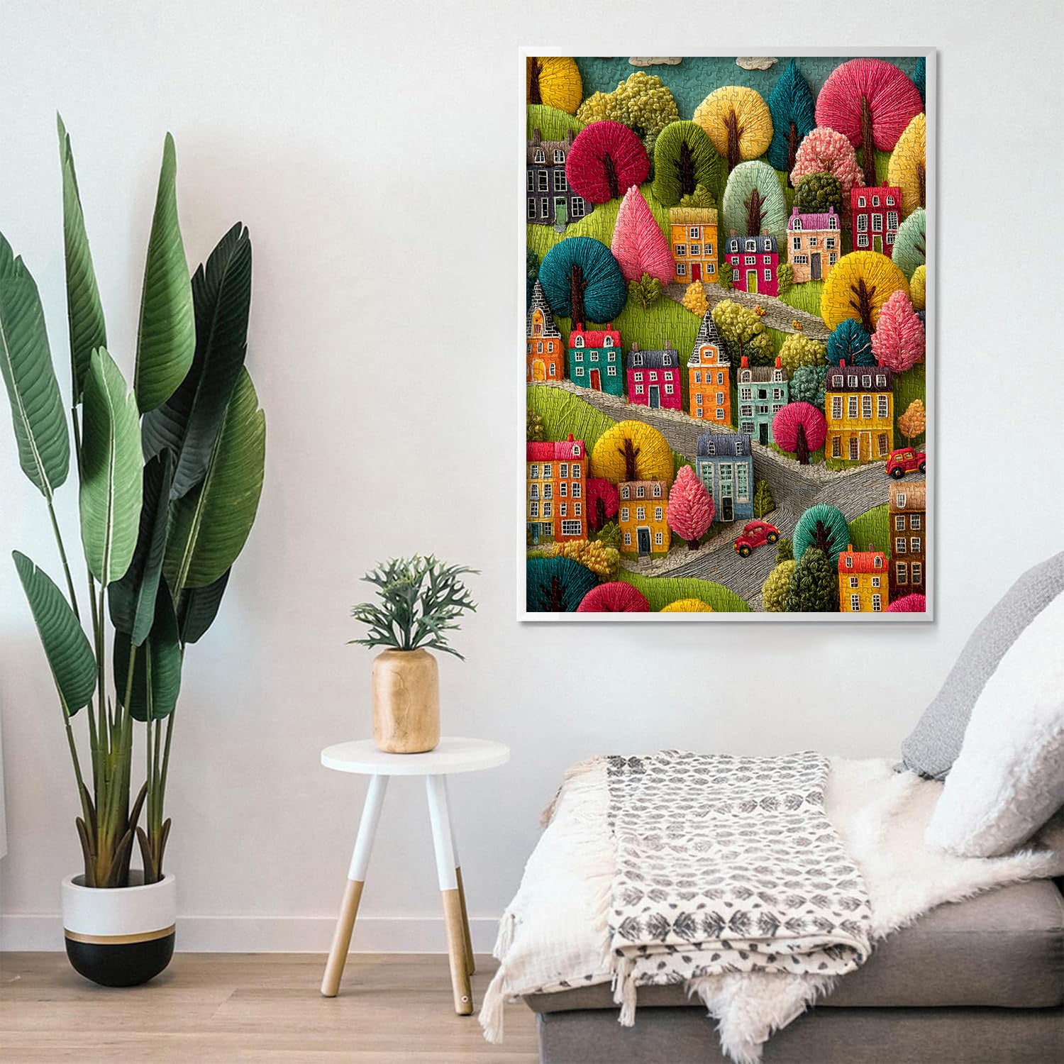 Embroidery Town Jigsaw Puzzle 1000 Pieces