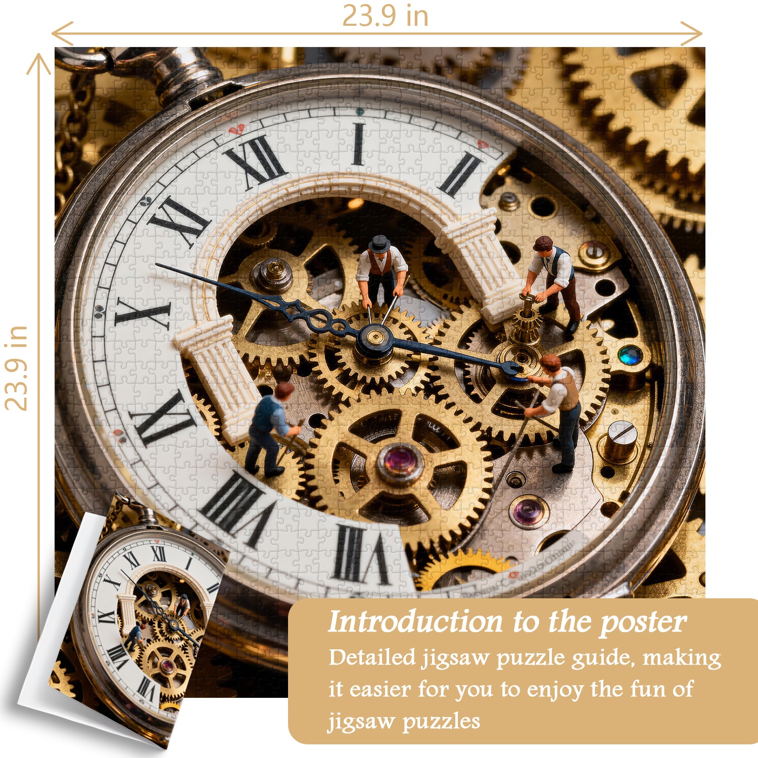 Taschenuhr Traum Puzzle 1000 Teile