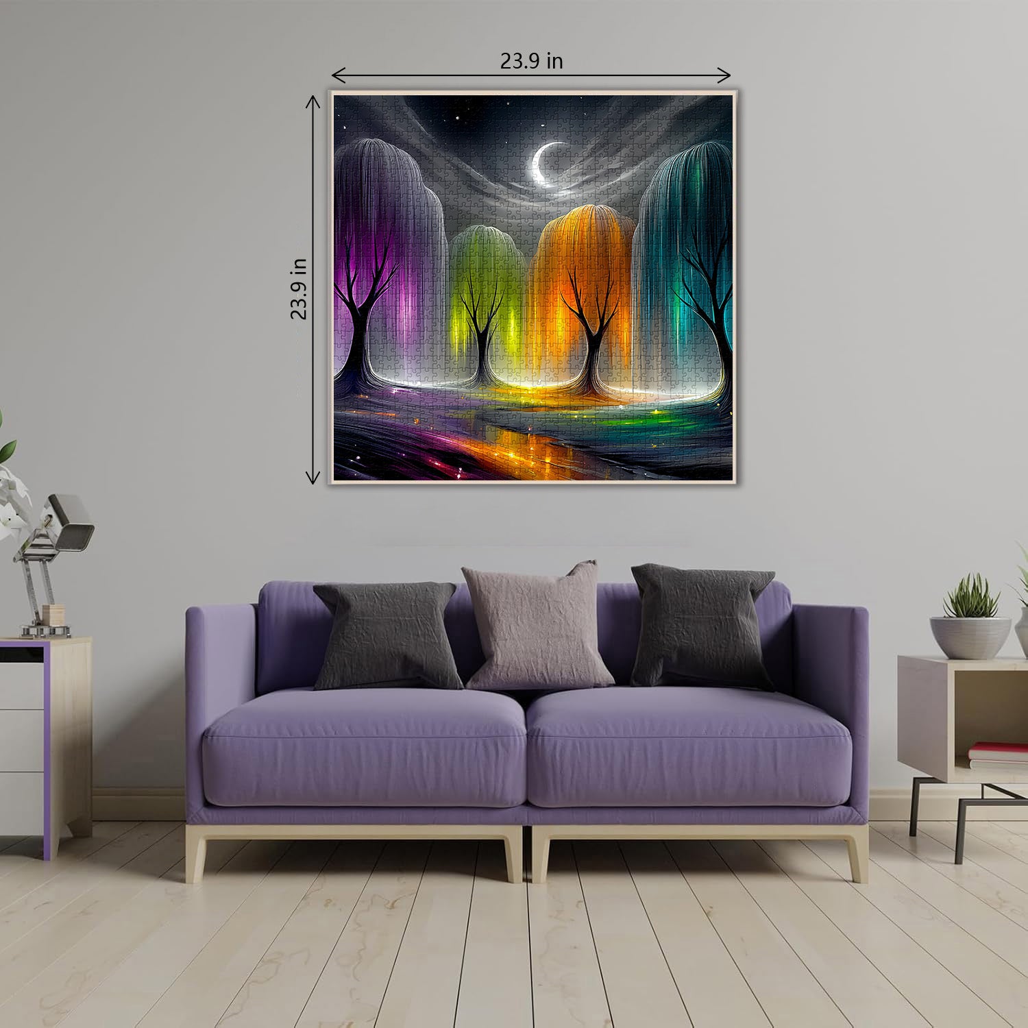 Kaleidoskop-Weiden-Puzzle, 1000 Teile