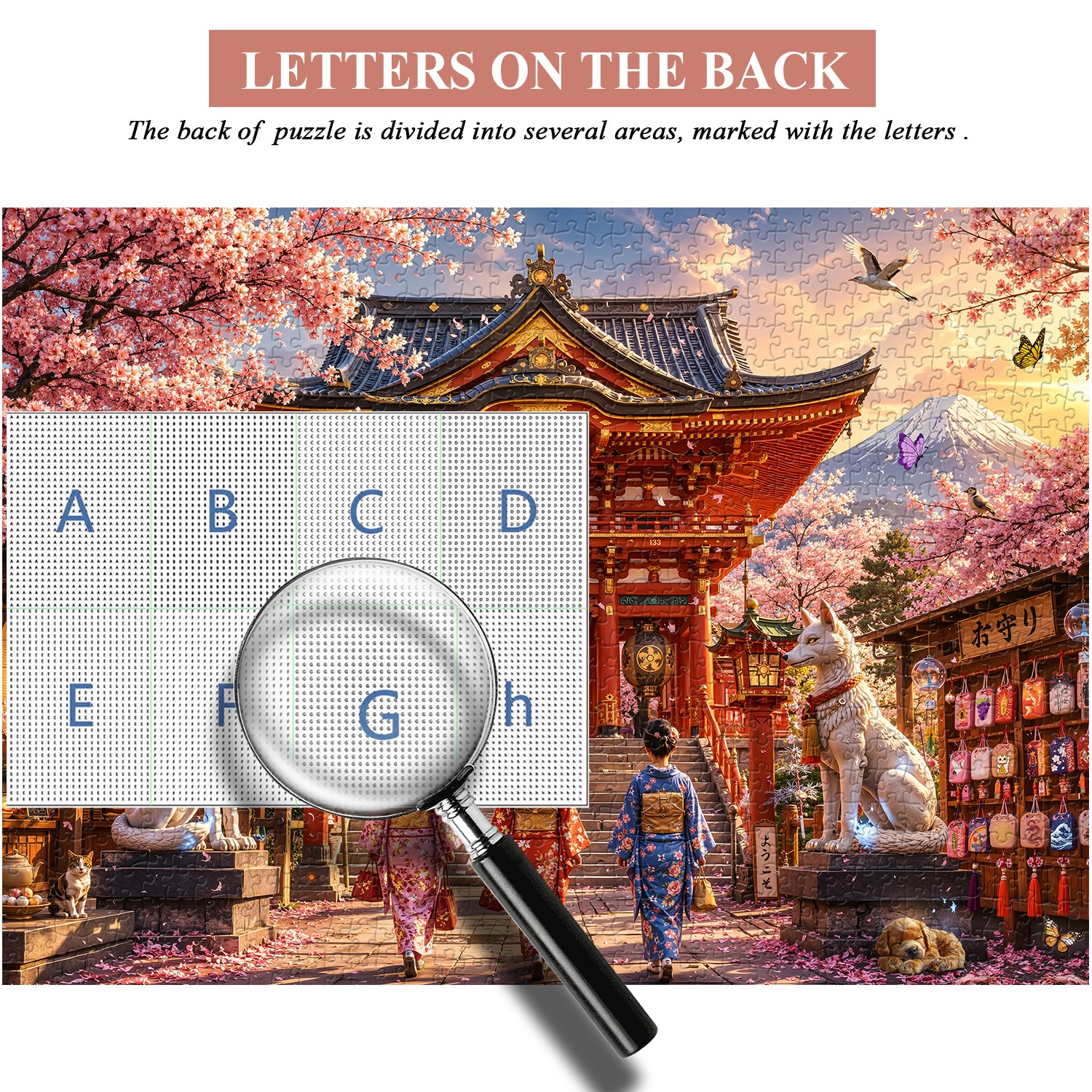 Japanisches Heiligtum-Puzzle 1000 Teile