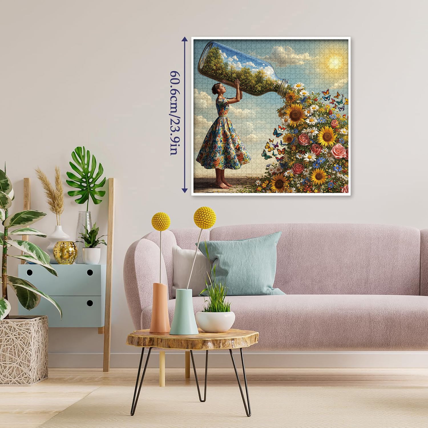 Frühlingsglas-Puzzle 1000 Teile