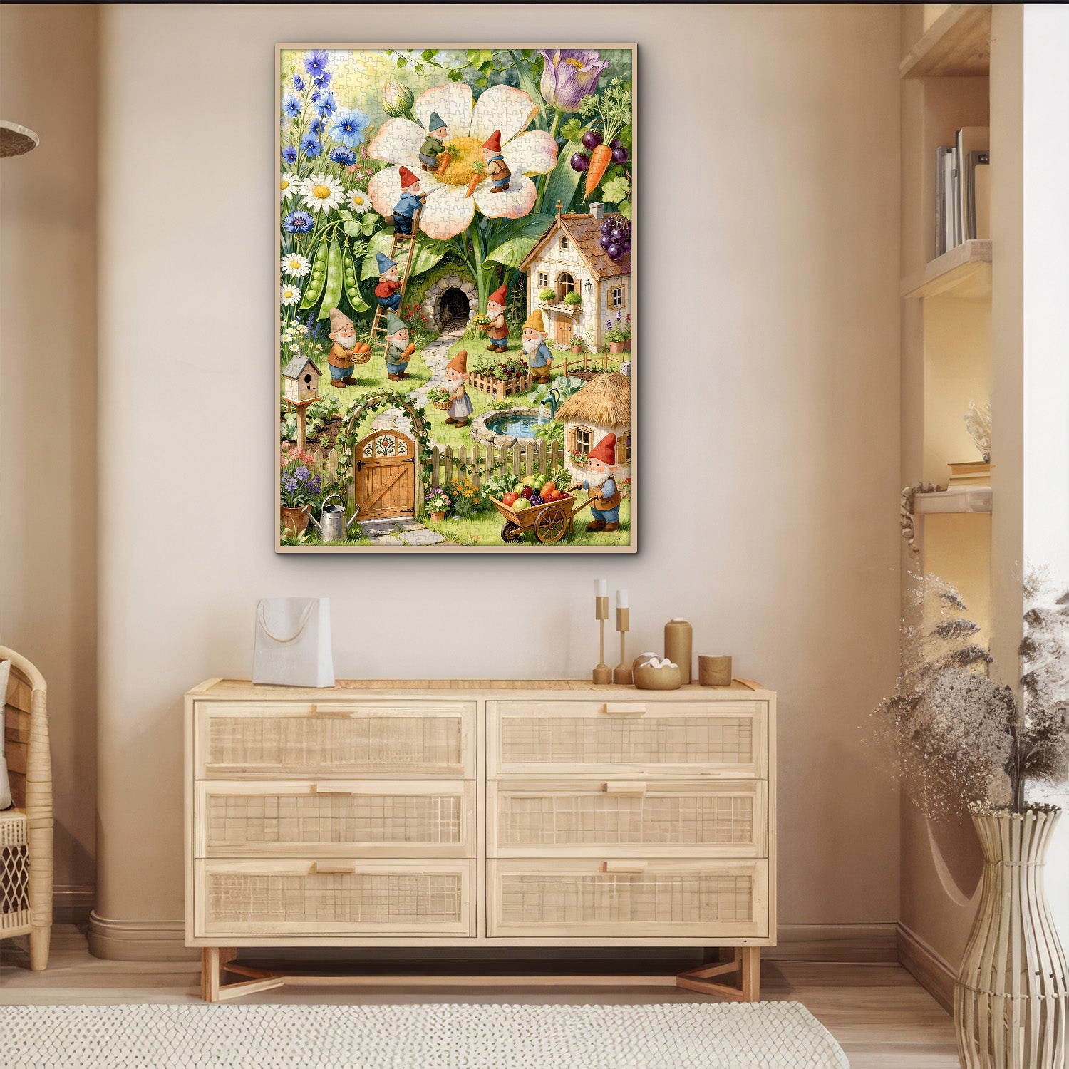 Verzauberter Gnome-Hafen-Puzzle, 1000 Teile