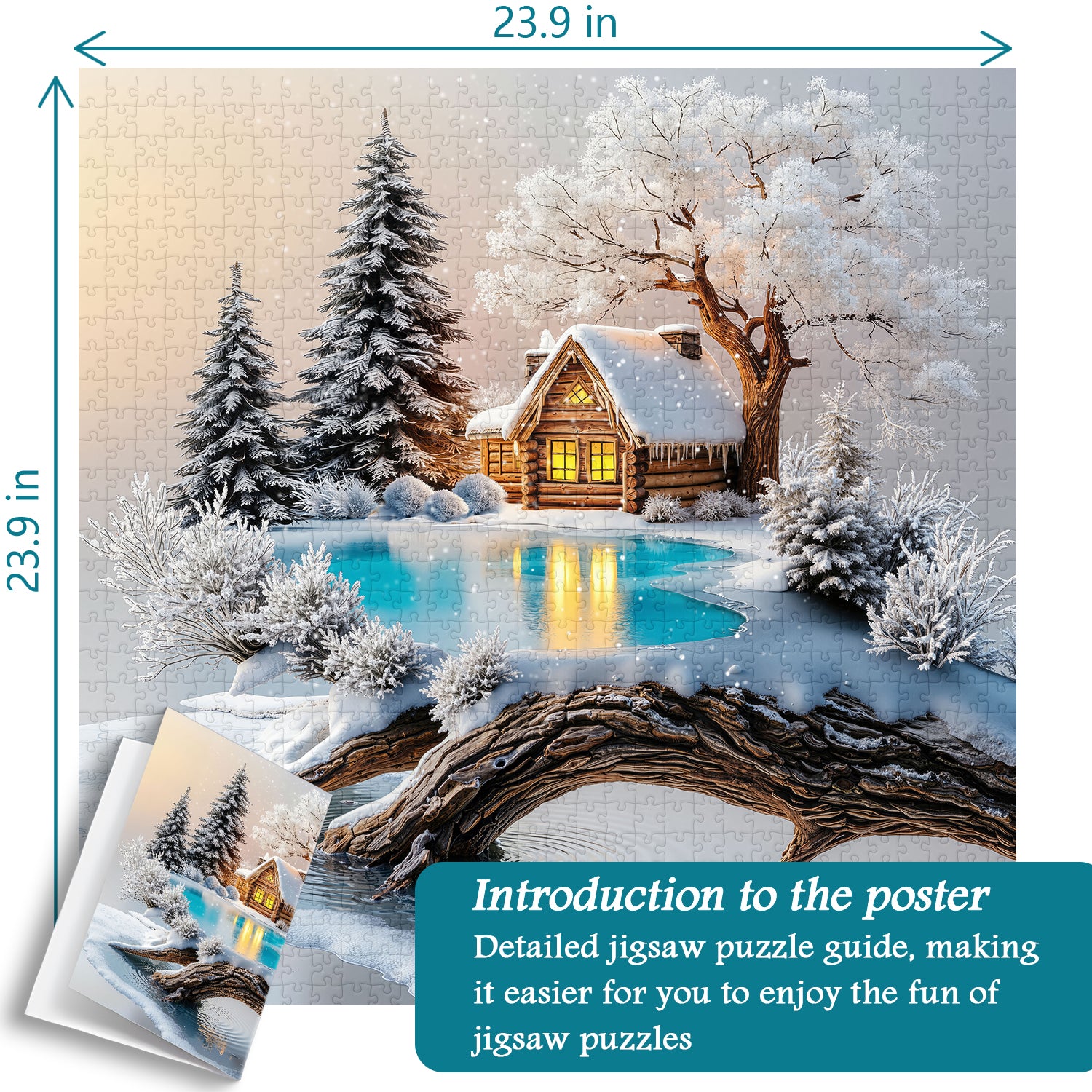 Winter's Secret Realm Puzzle 1000 Teile