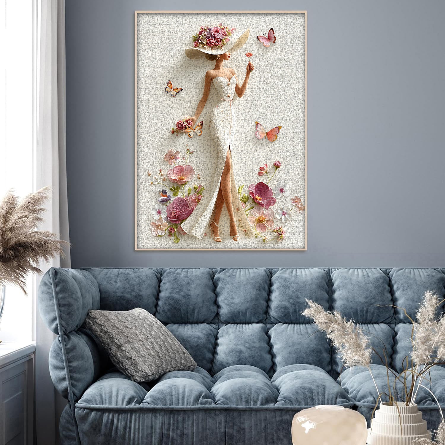 Floral Grace Muse Jigsaw Puzzle 1000 Pieces