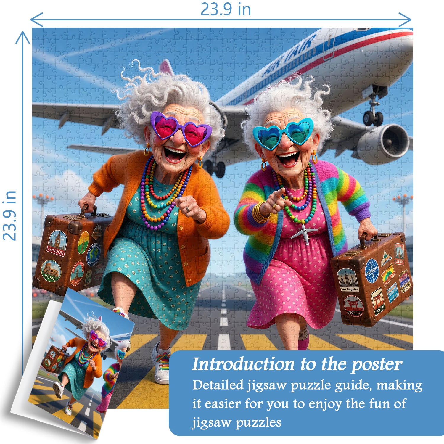 Fernweh Omas Puzzle 1000 Teile