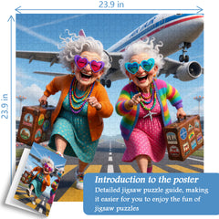 Fernweh Omas Puzzle 1000 Teile