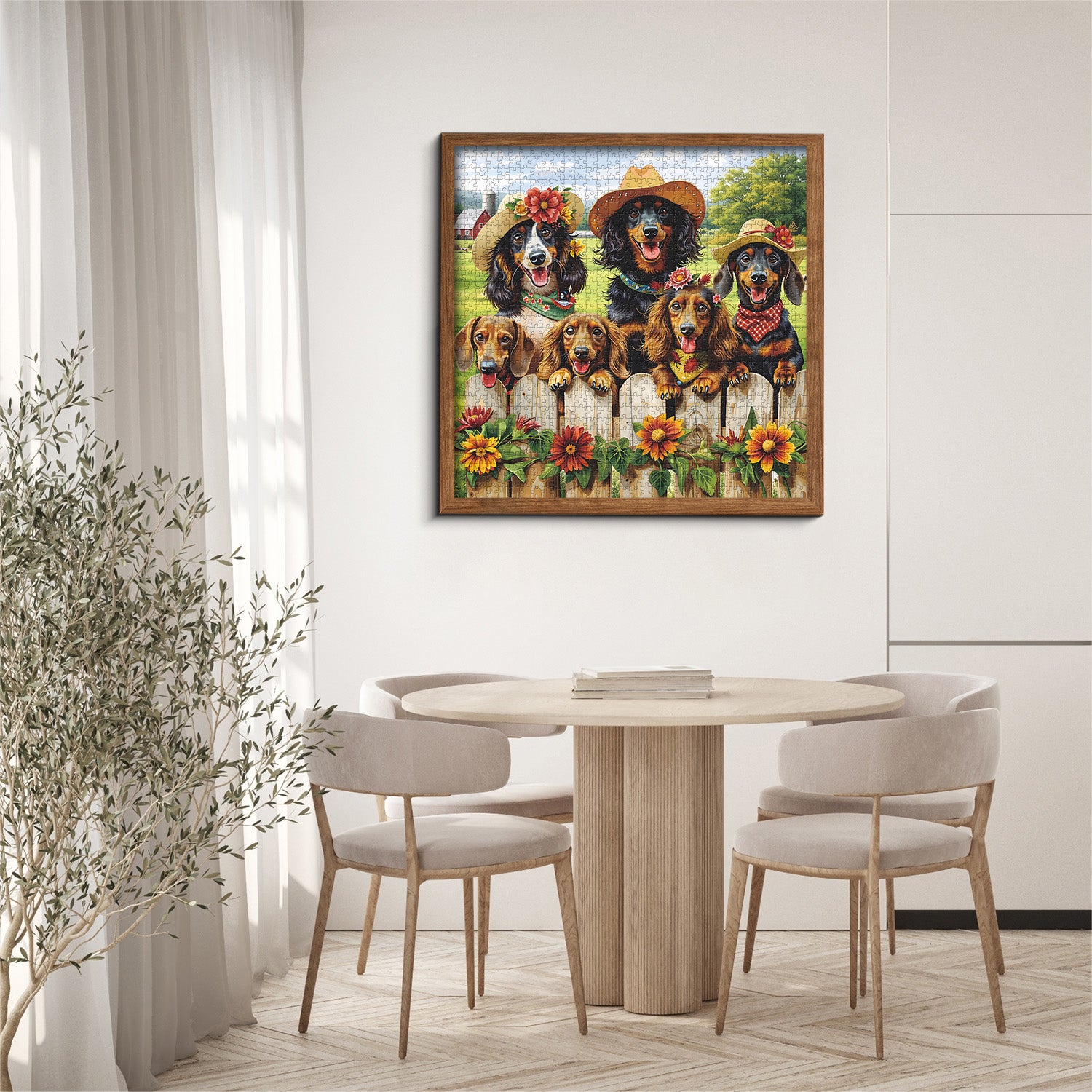 Dackelfamilie Puzzle 1000 Teile