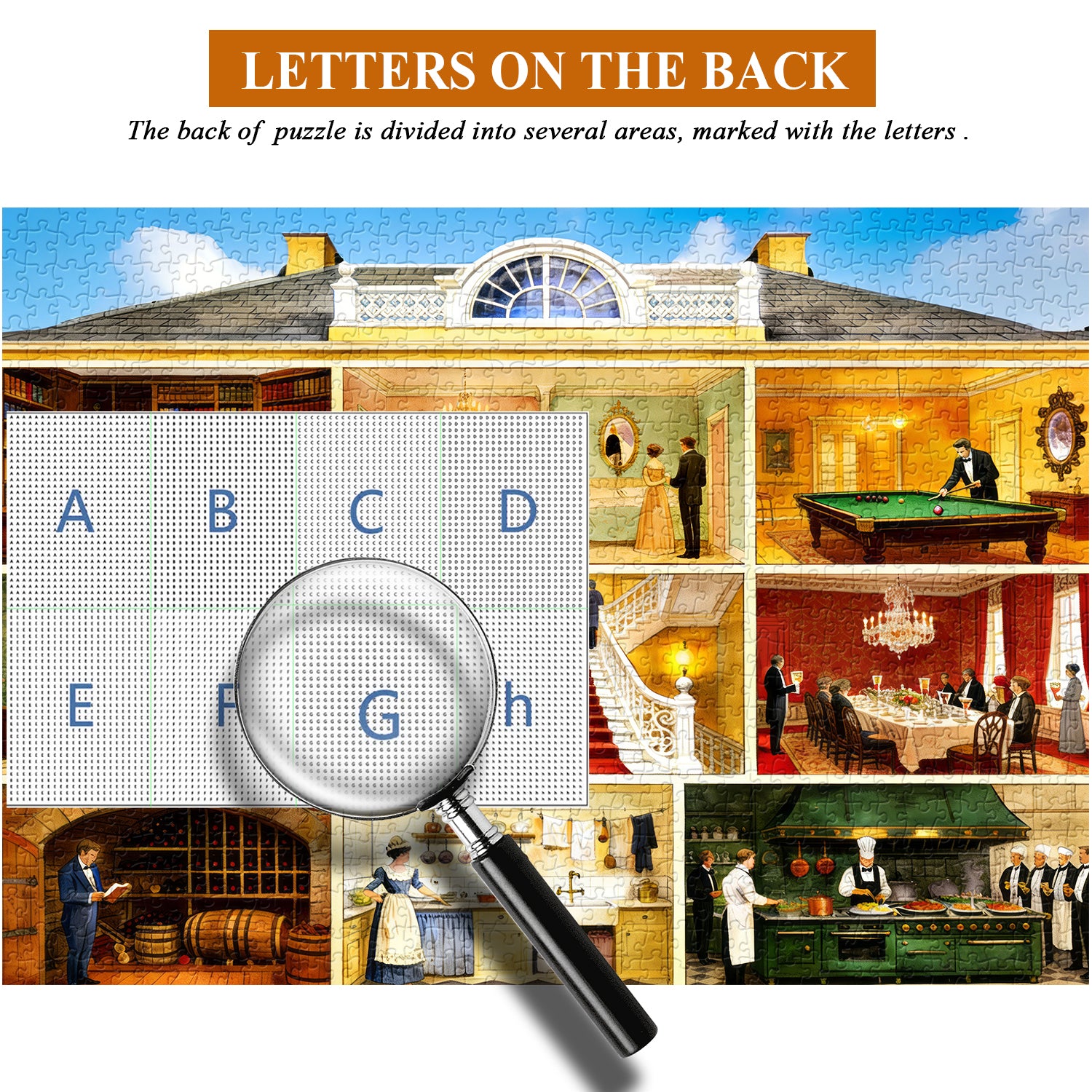 Elegant Manor Life Jigsaw Puzzle 1000 Pieces