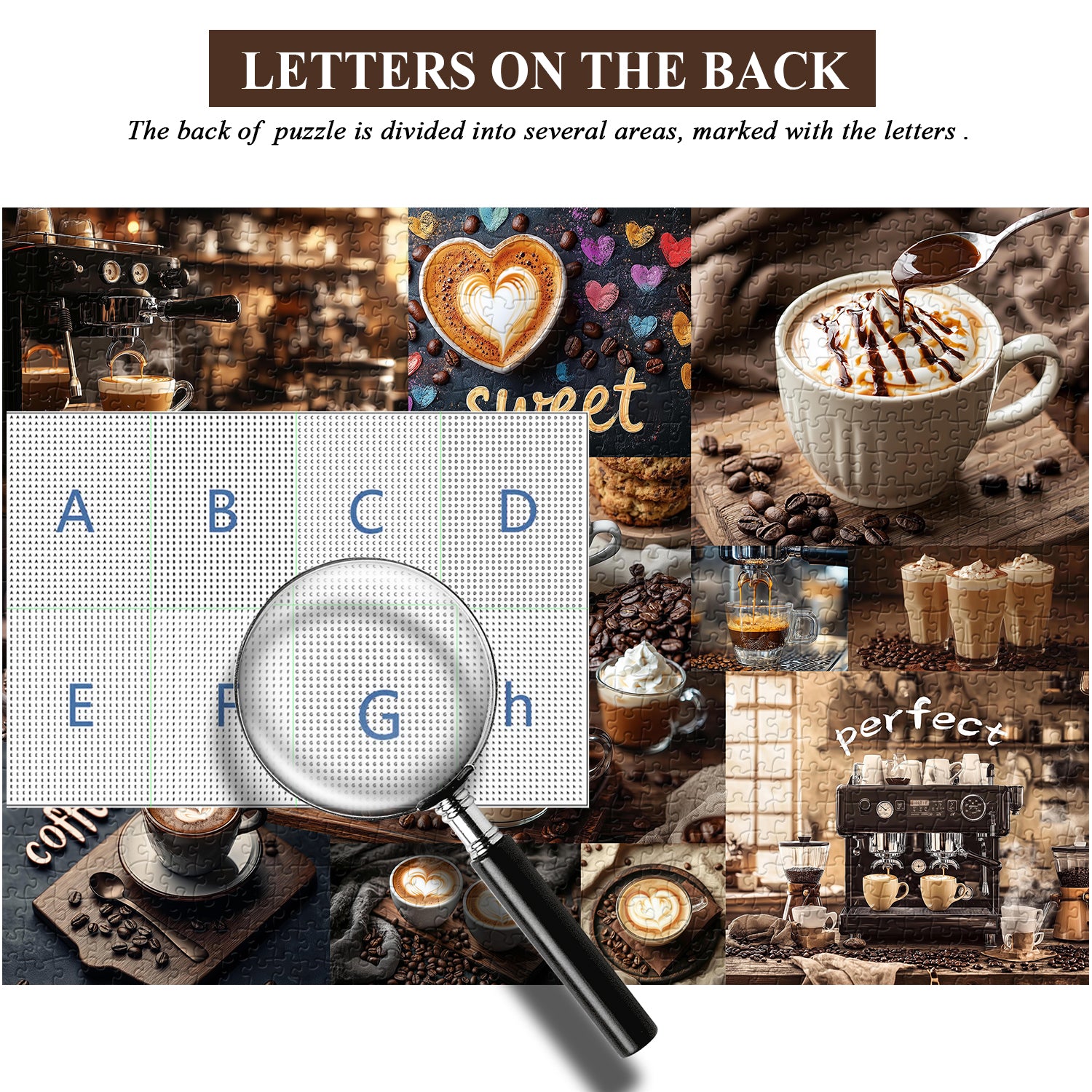 Kaffeekunst Freude Puzzle 1000 Stücke