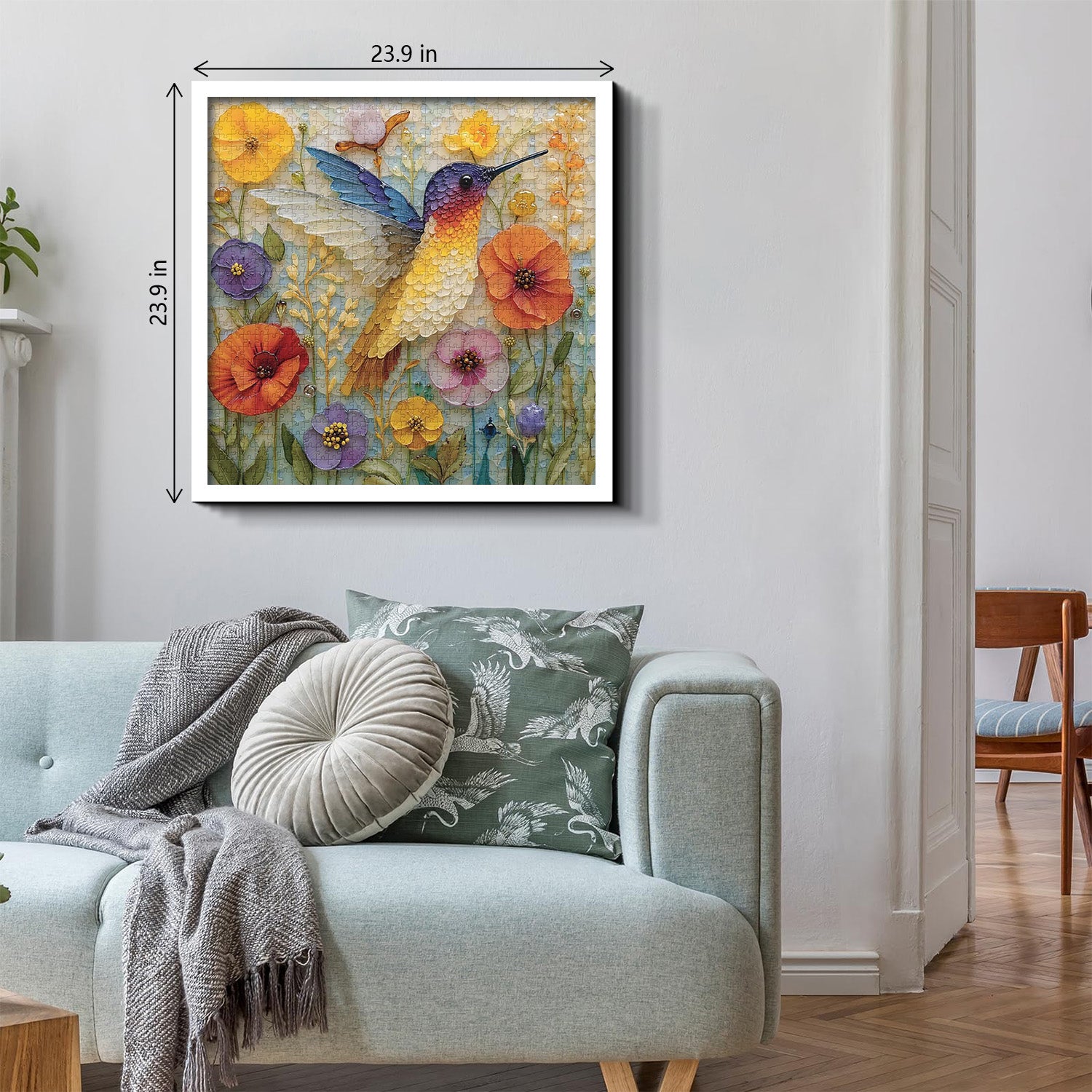 Blumenkolibri-Puzzle 1000 Teile