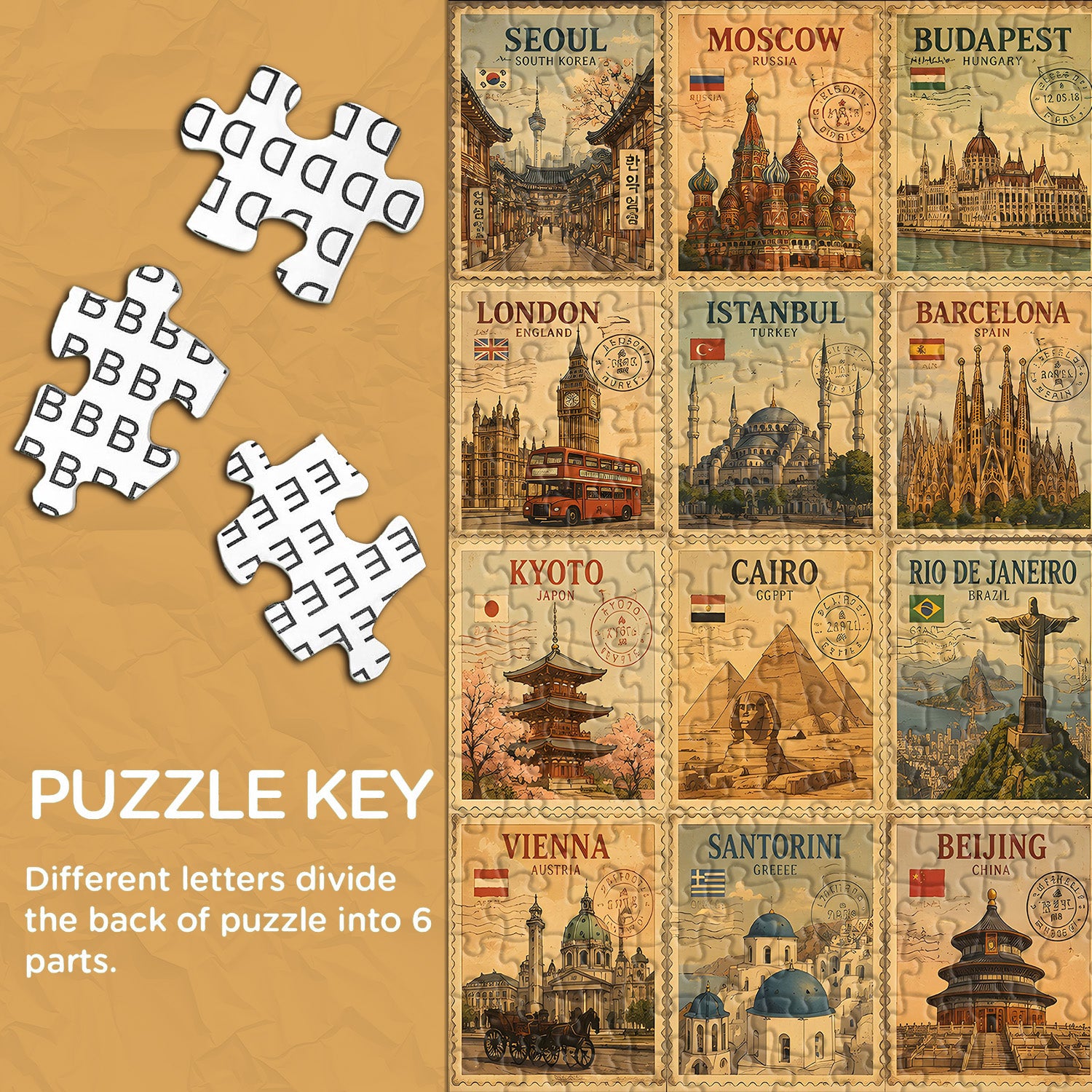 Global Journeys Jigsaw Puzzle 1000 Pieces