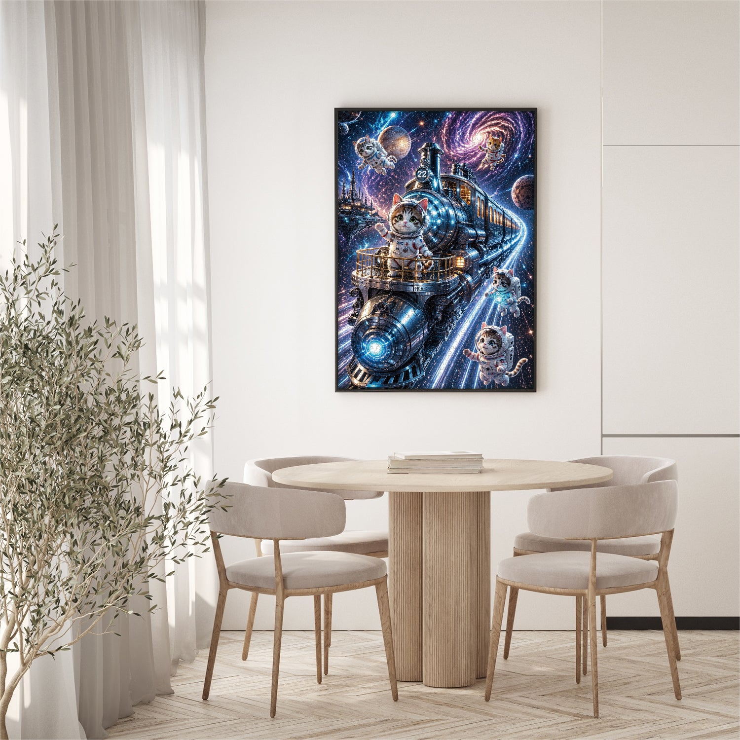 Kosmische Katze Puzzle 1000 Teile