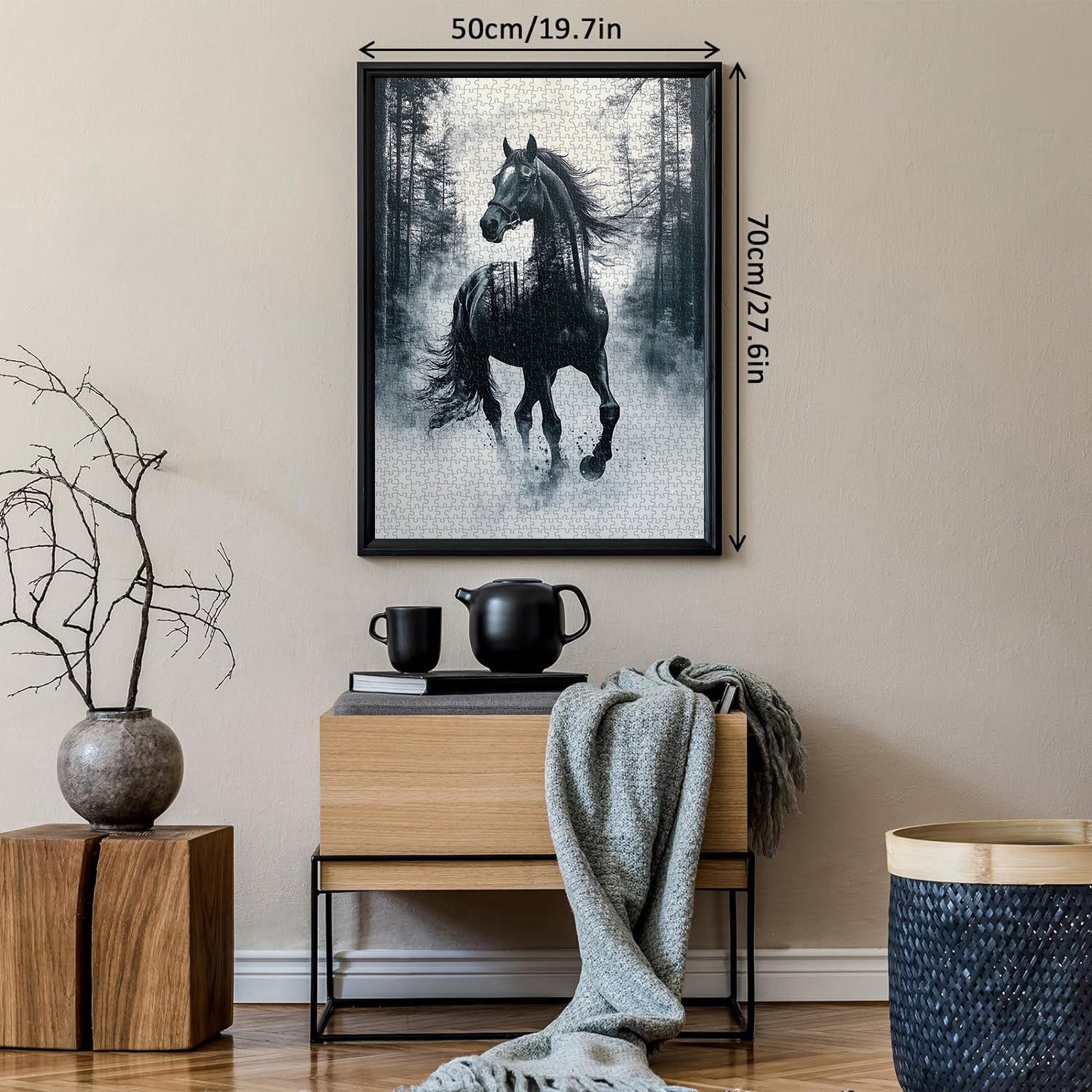 Mondschein-Ross-Puzzle 1000 Teile