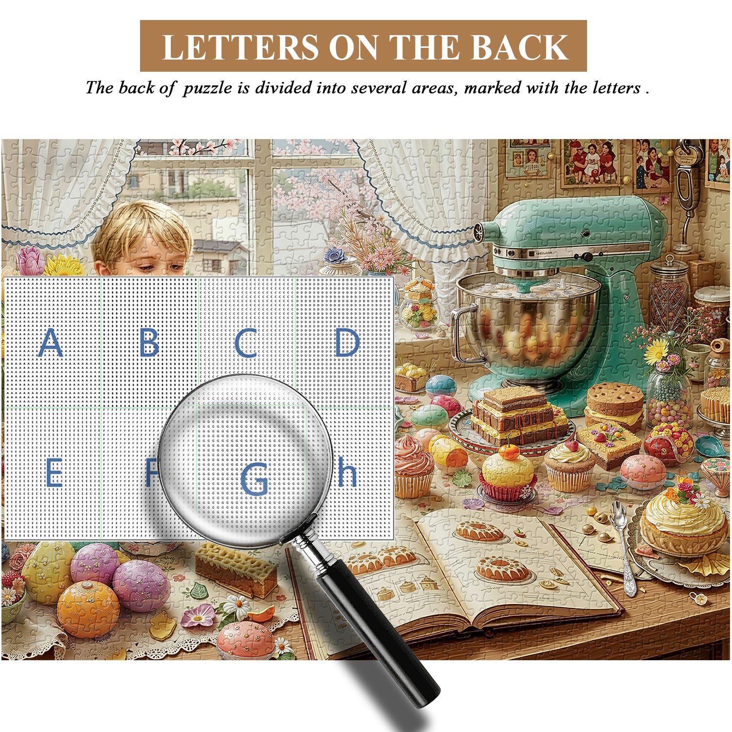 Fenster zu Süßigkeiten Puzzle 1000 Teile