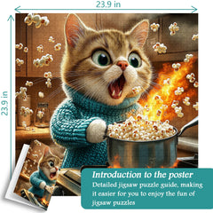 Popcorn -Katastrophen -Puzzle 1000 Teile