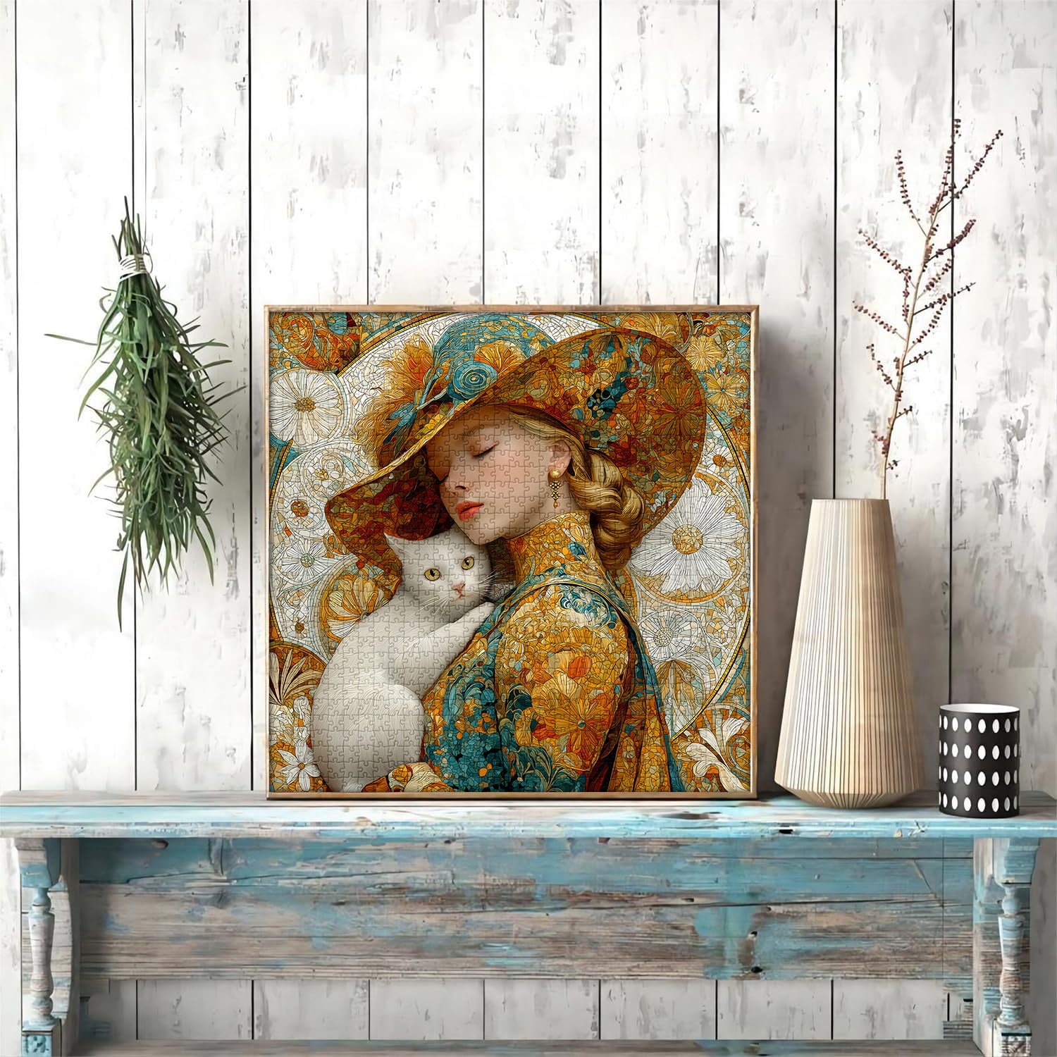 Puzzle mit floraler Eleganz, 1000 Teile