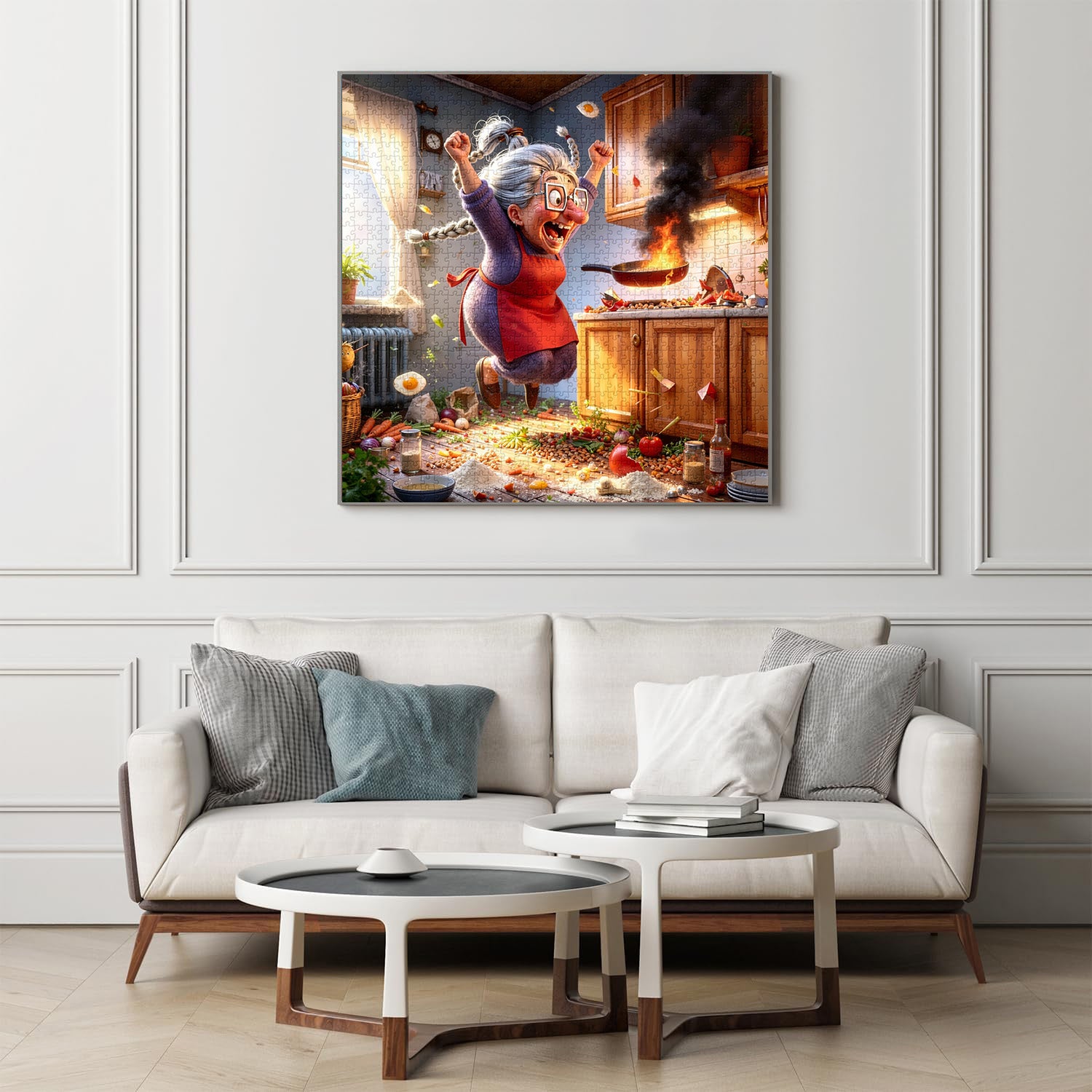 Küchenkatastrophe Puzzle 1000 Teile