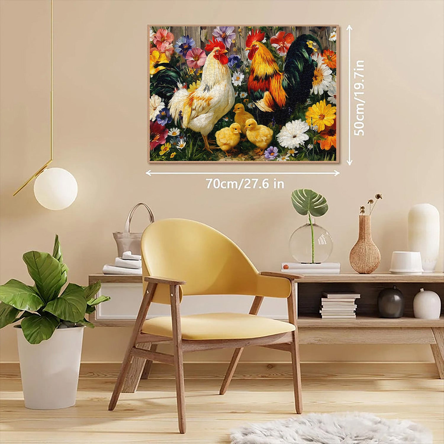 Hahn und Küken Puzzle 1000 Teile