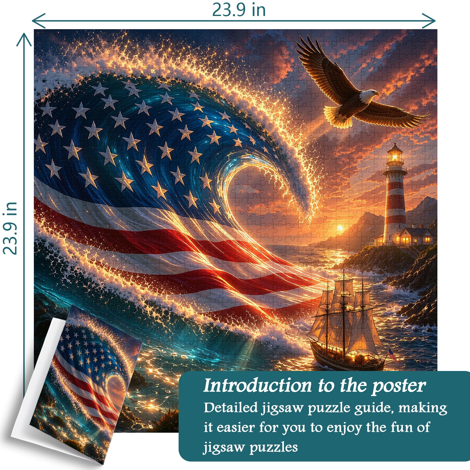 Sterne & Meer Freiheit Puzzle 1000 Teile