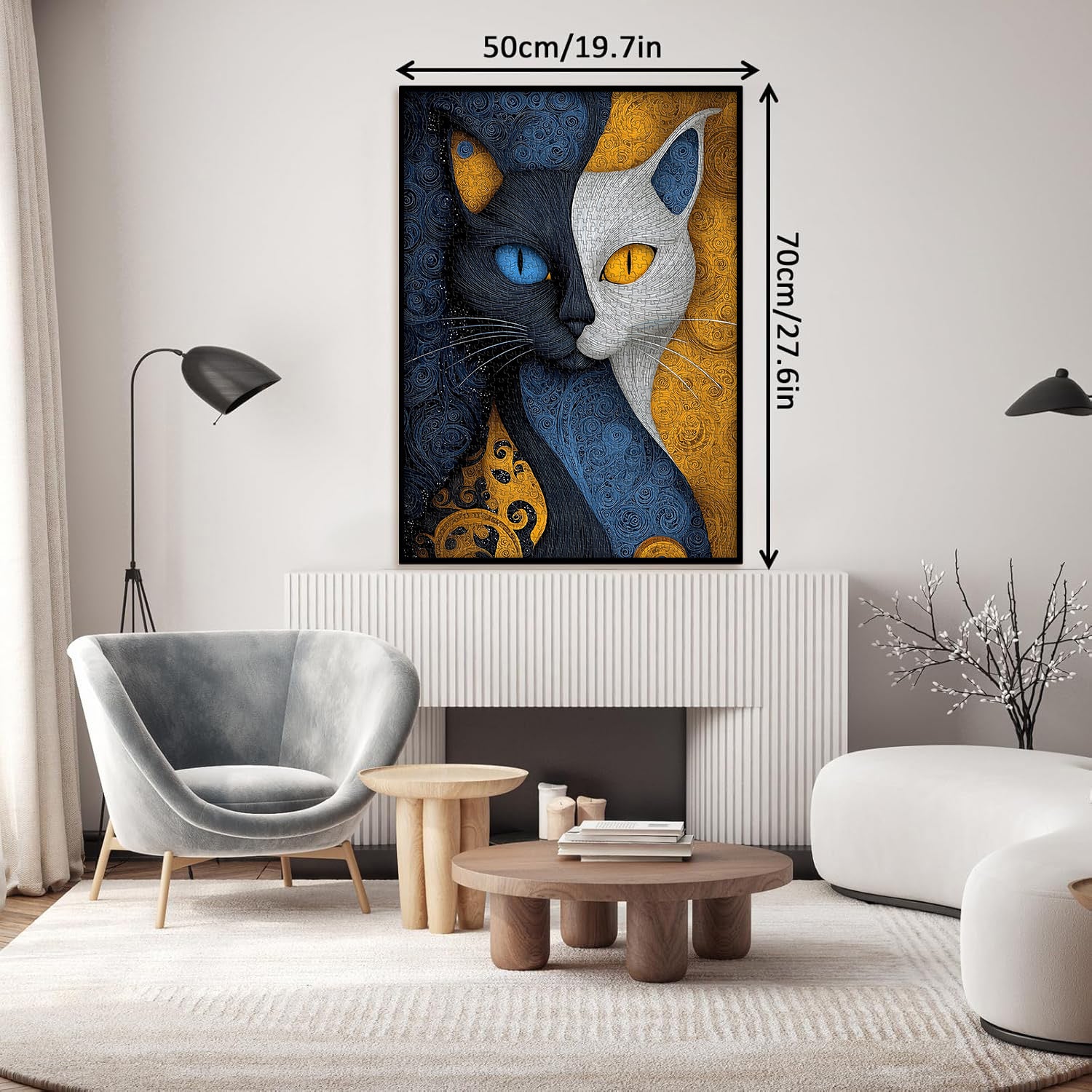 Blue Gold Gaze Puzzle 1000 Teile