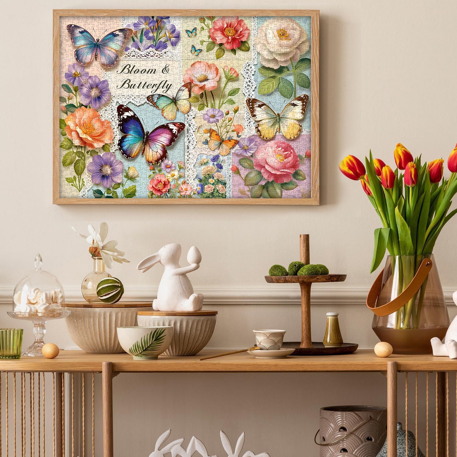 Butterfly Bloom Jigsaw Puzzle 1000 Pieces