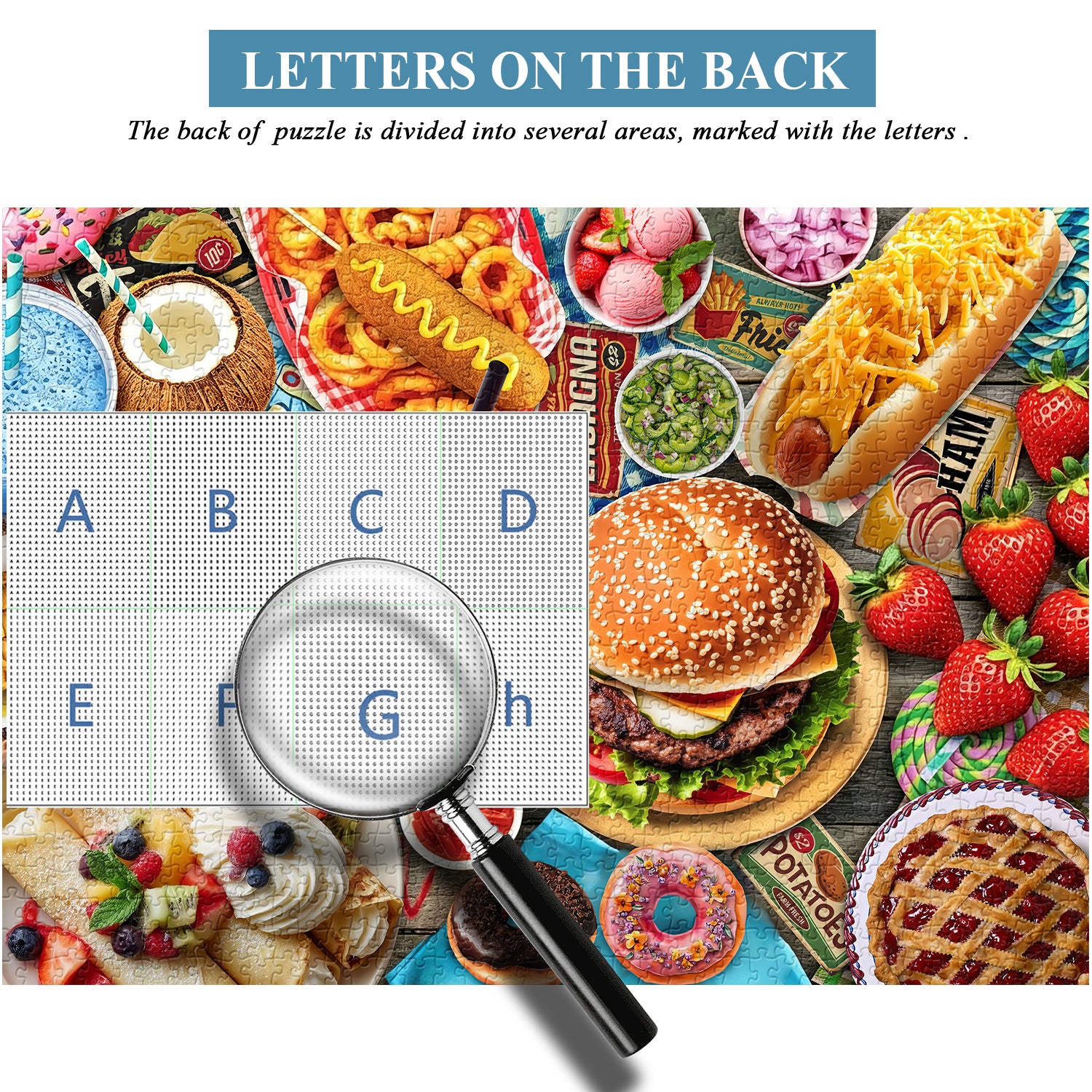 Food Delight Party Puzzle 1000 Teile