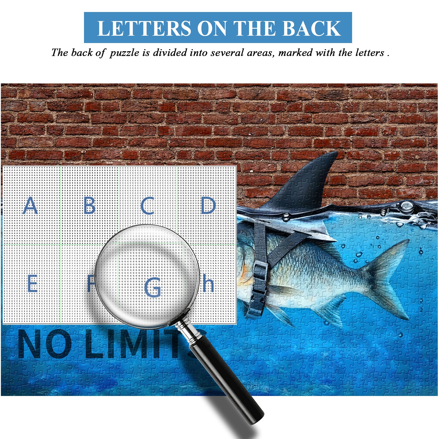 Courageous Fish Jigsaw Puzzle 1000 Pieces