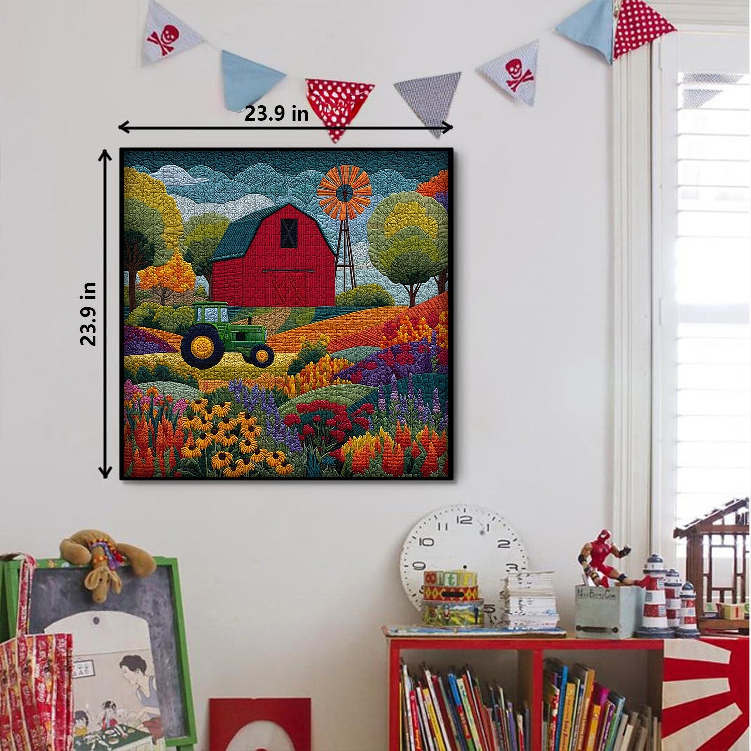 Barn of Blossoming Days Jigsaw Puzzle 1000 Pieces