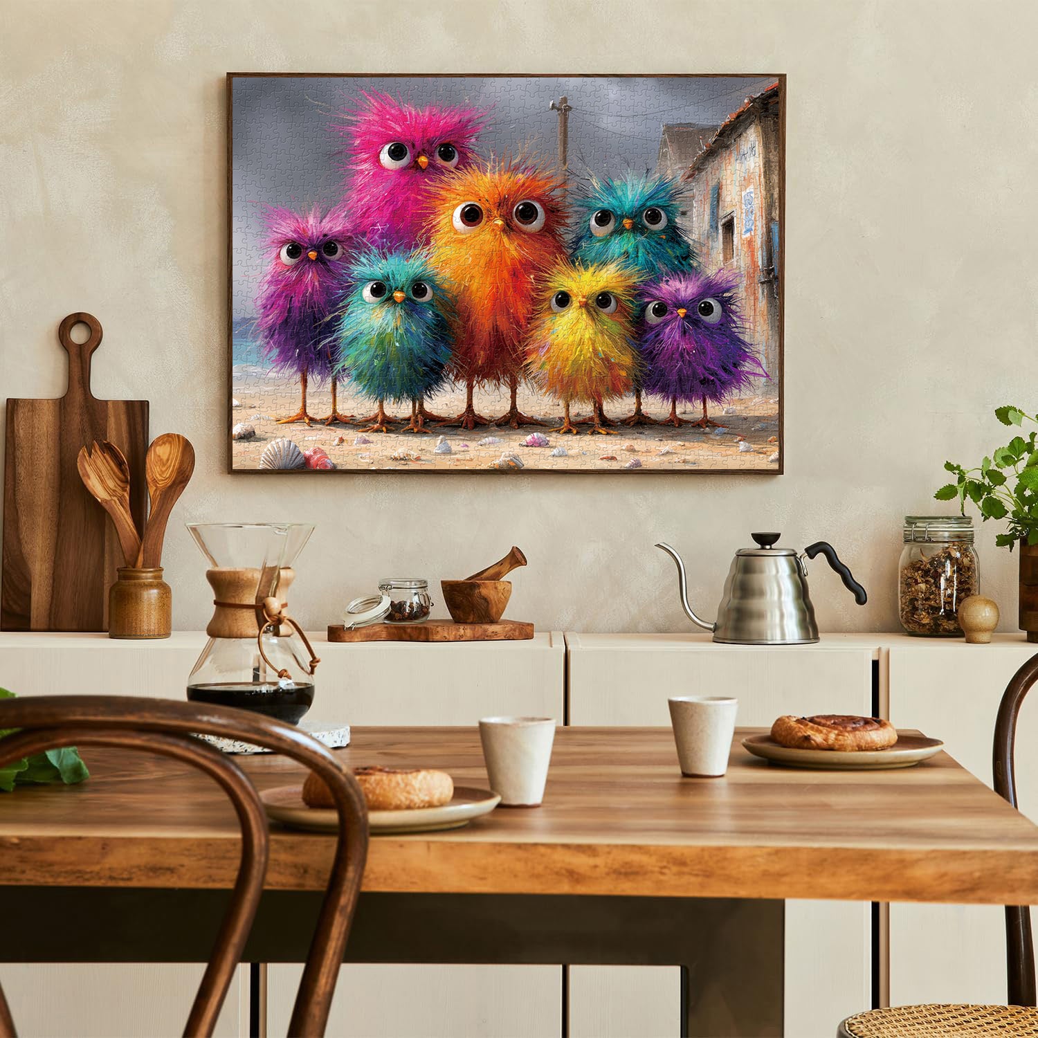 Fluffy Coast Puzzle 1000 Teile