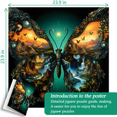 Wings of Landscapes Jigsaw Puzzle 1000 Pieces