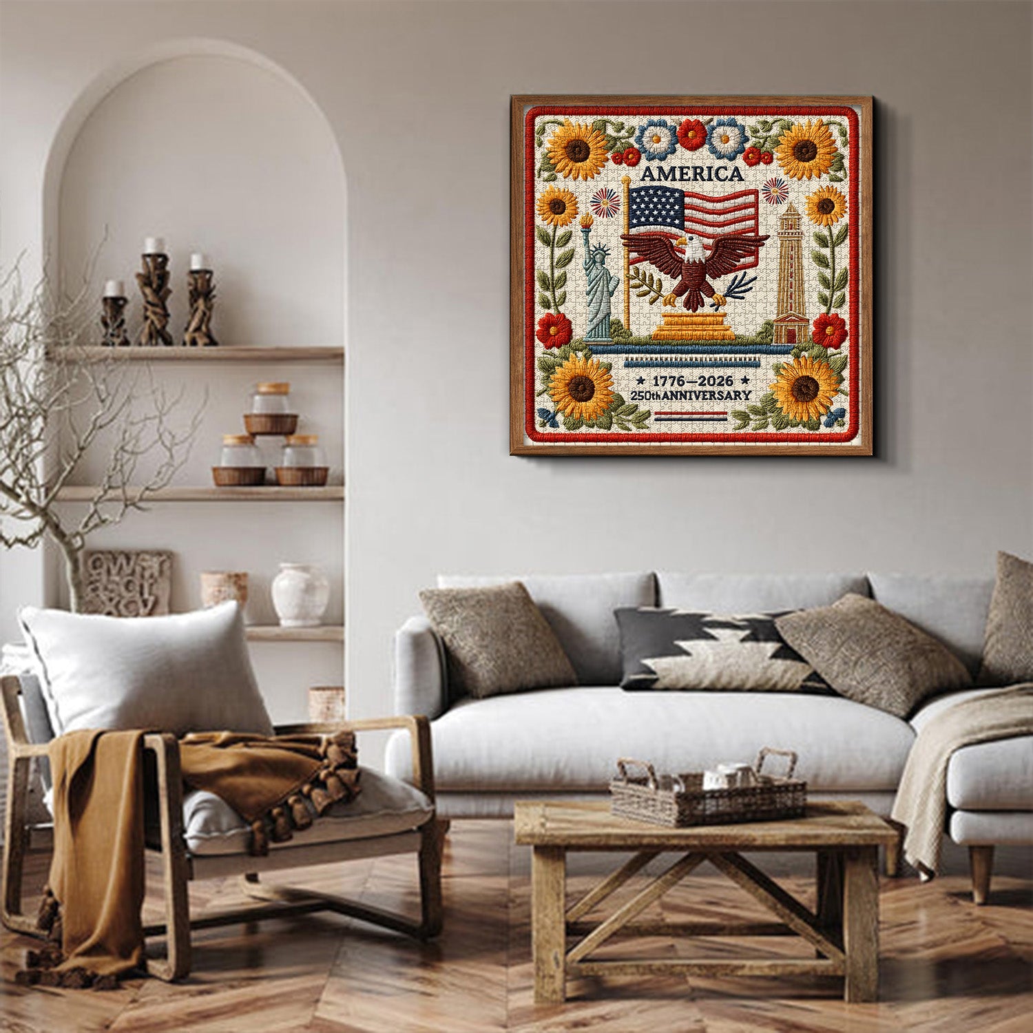 Puzzle „Sterne, Streifen und Freiheit“, 1000 Teile