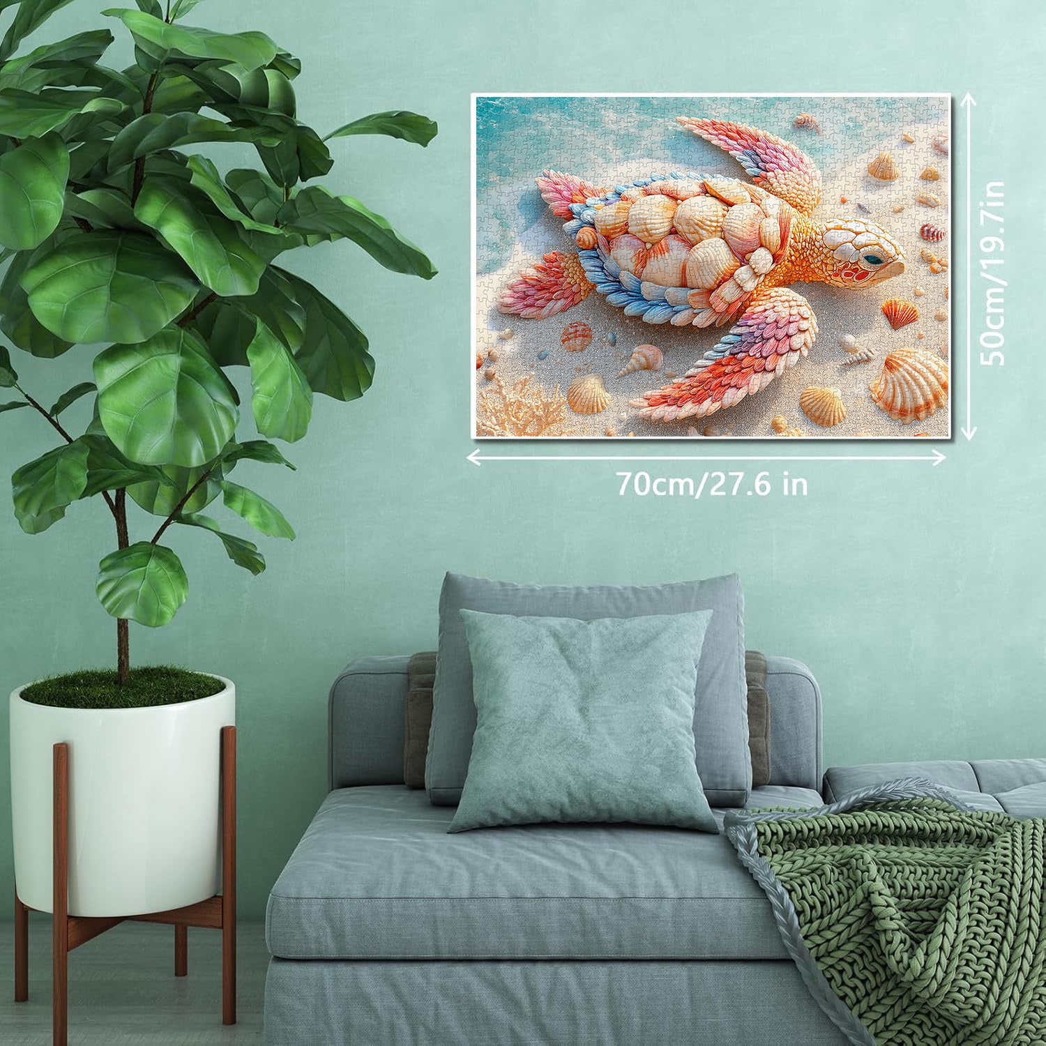 Meeresschildkröten-Puzzle, 1000 Teile