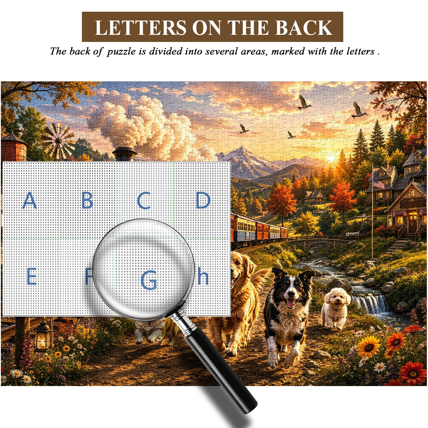Autumn Run Jigsaw Puzzle 1000 Pieces