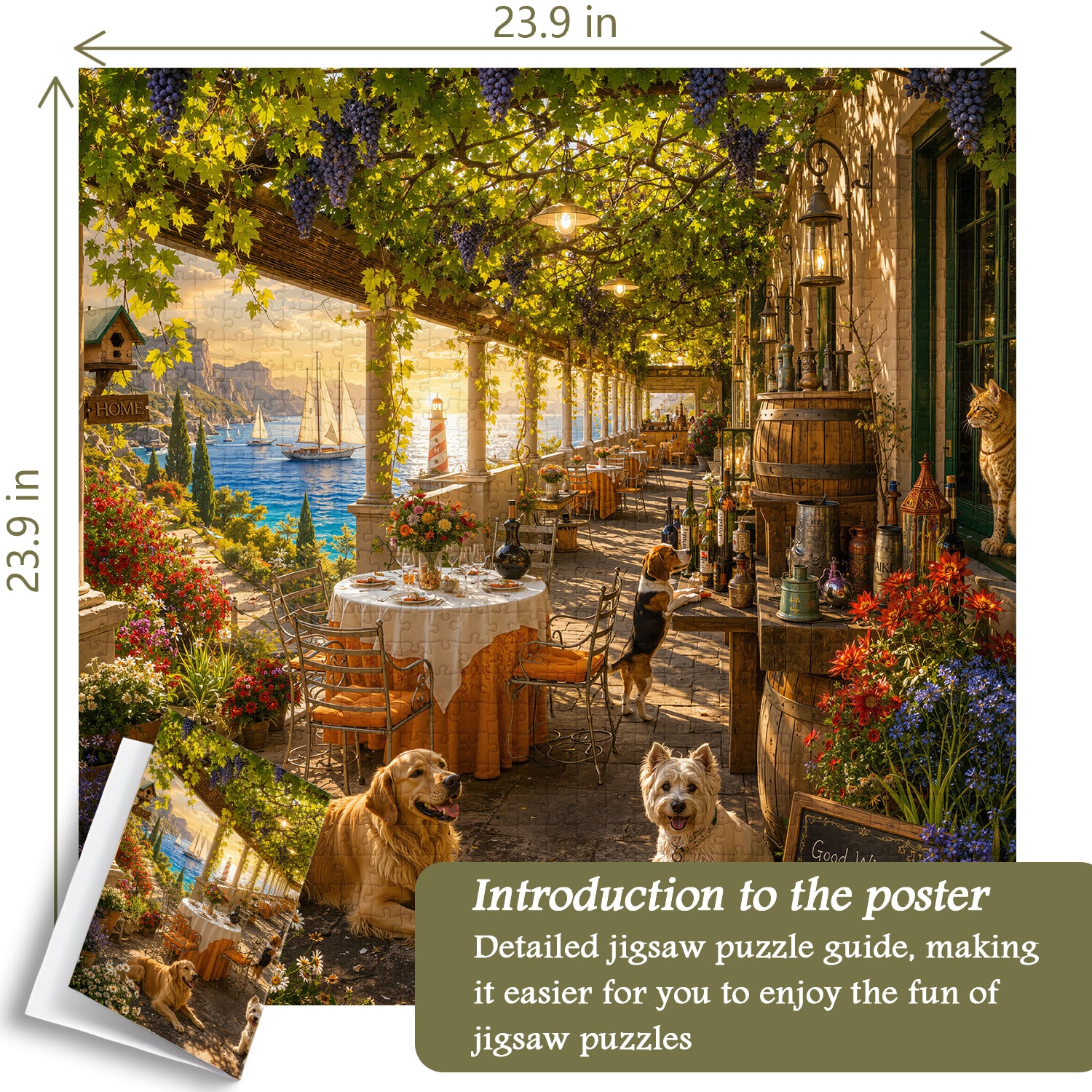 Sunset Vine Terrace Puzzle 1000 Teile
