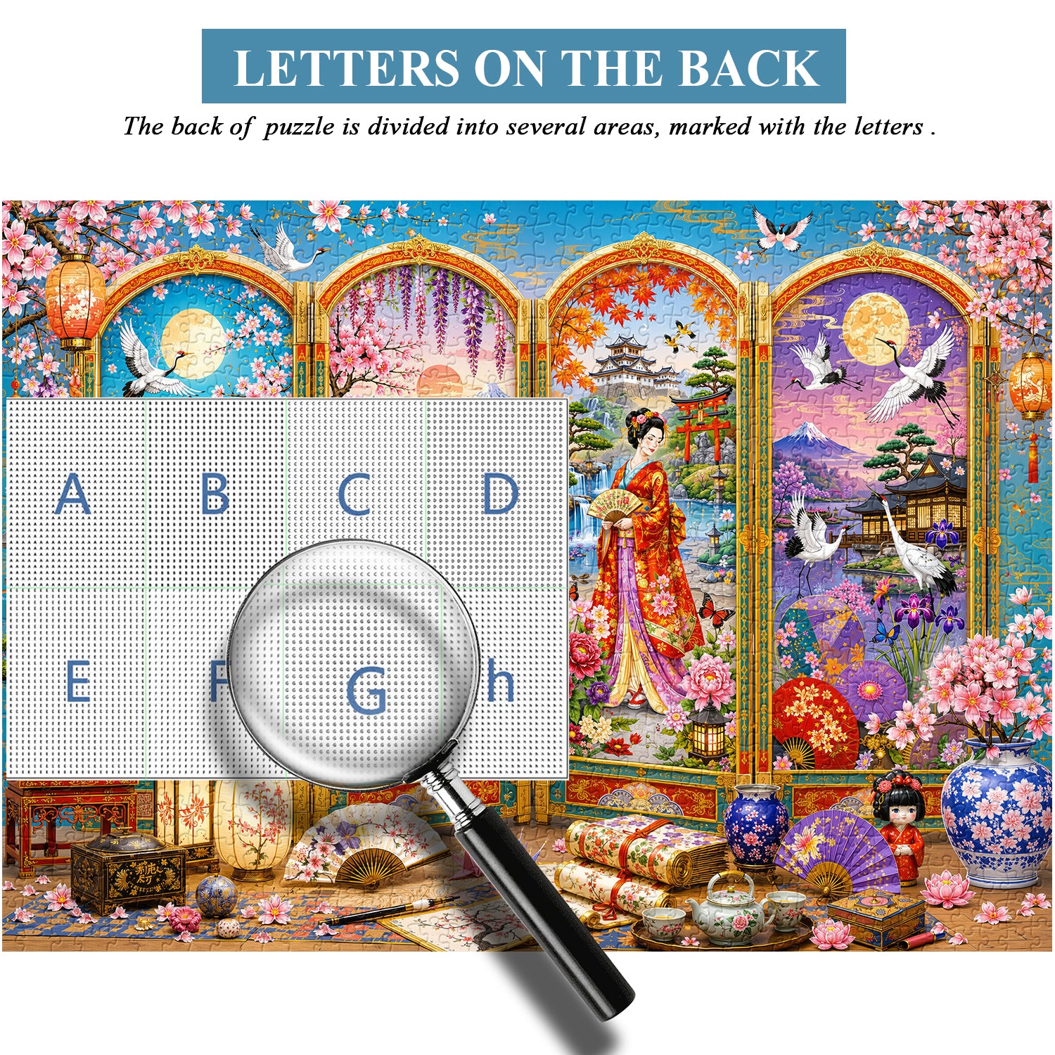 Japanisches Screen-Art-Puzzle 1000 Teile