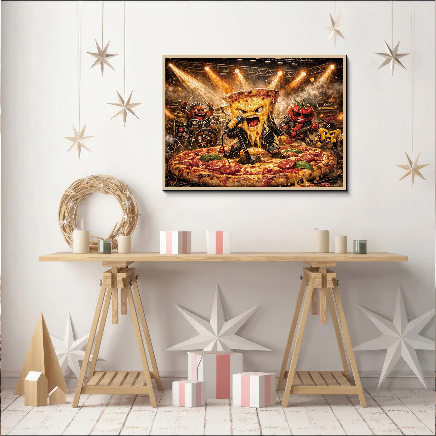 Rockin' Pizza Jigsaw Puzzle 1000 Pieces