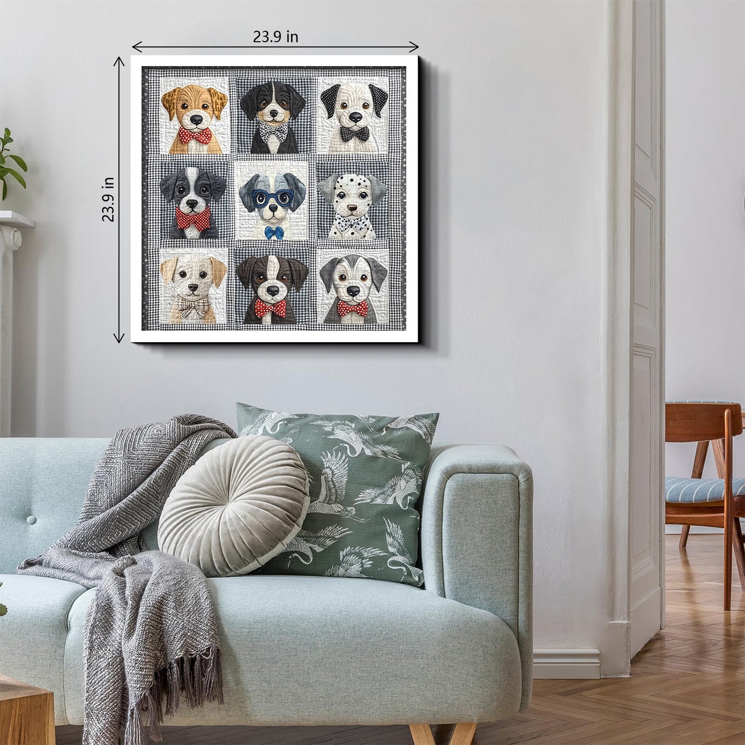 Patchwork Dog Art Jigsaw Puzzle 1000 Pieces