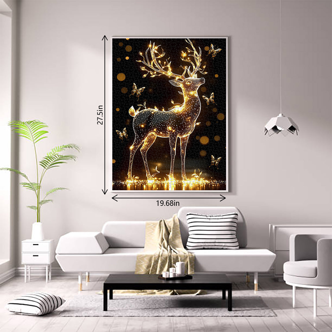 Deer of Light Jigsaw Puzzle 1000 Pieces