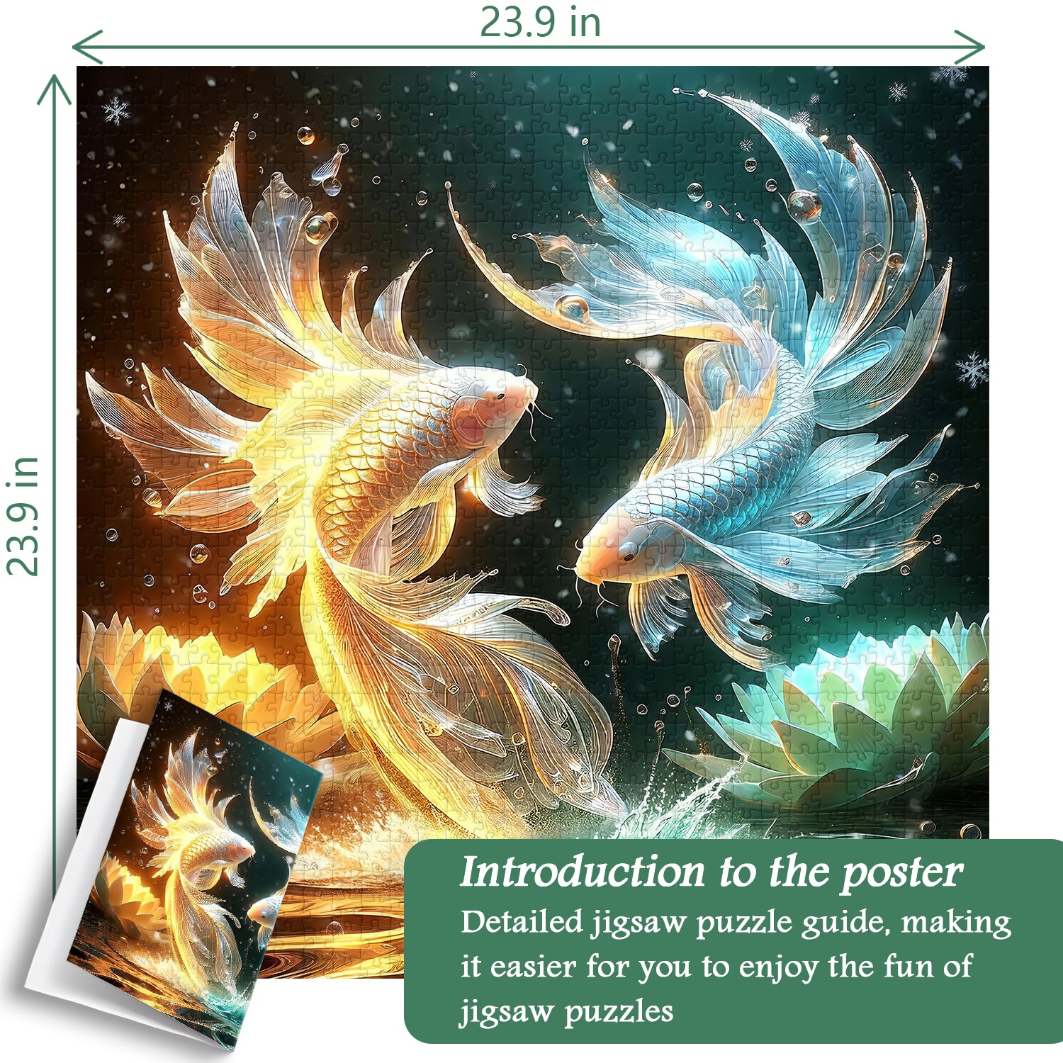 Shimmering Fish Jigsaw Puzzle 1000 Pieces