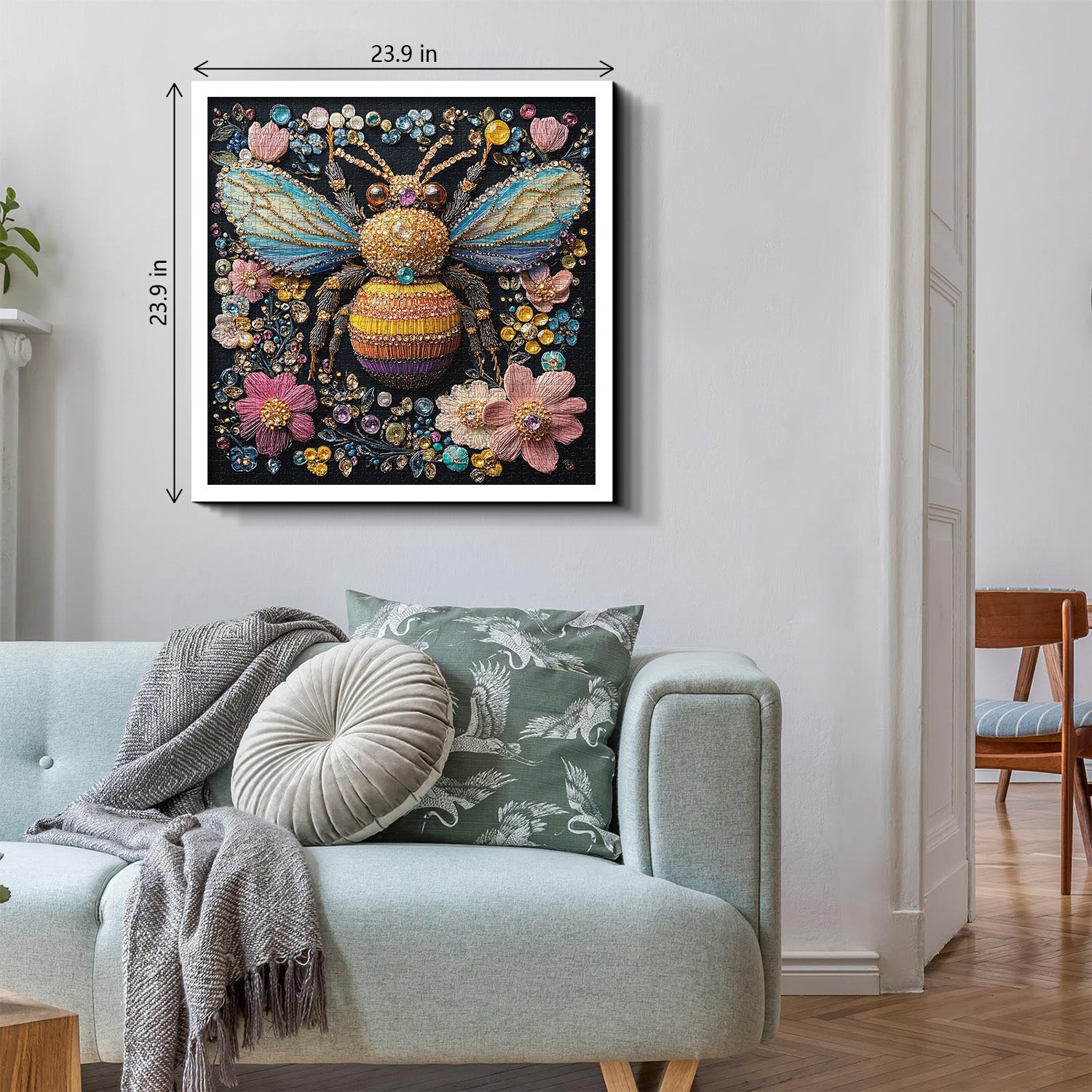 Jeweled Bee Jigsaw Puzzle 1000 Pieces