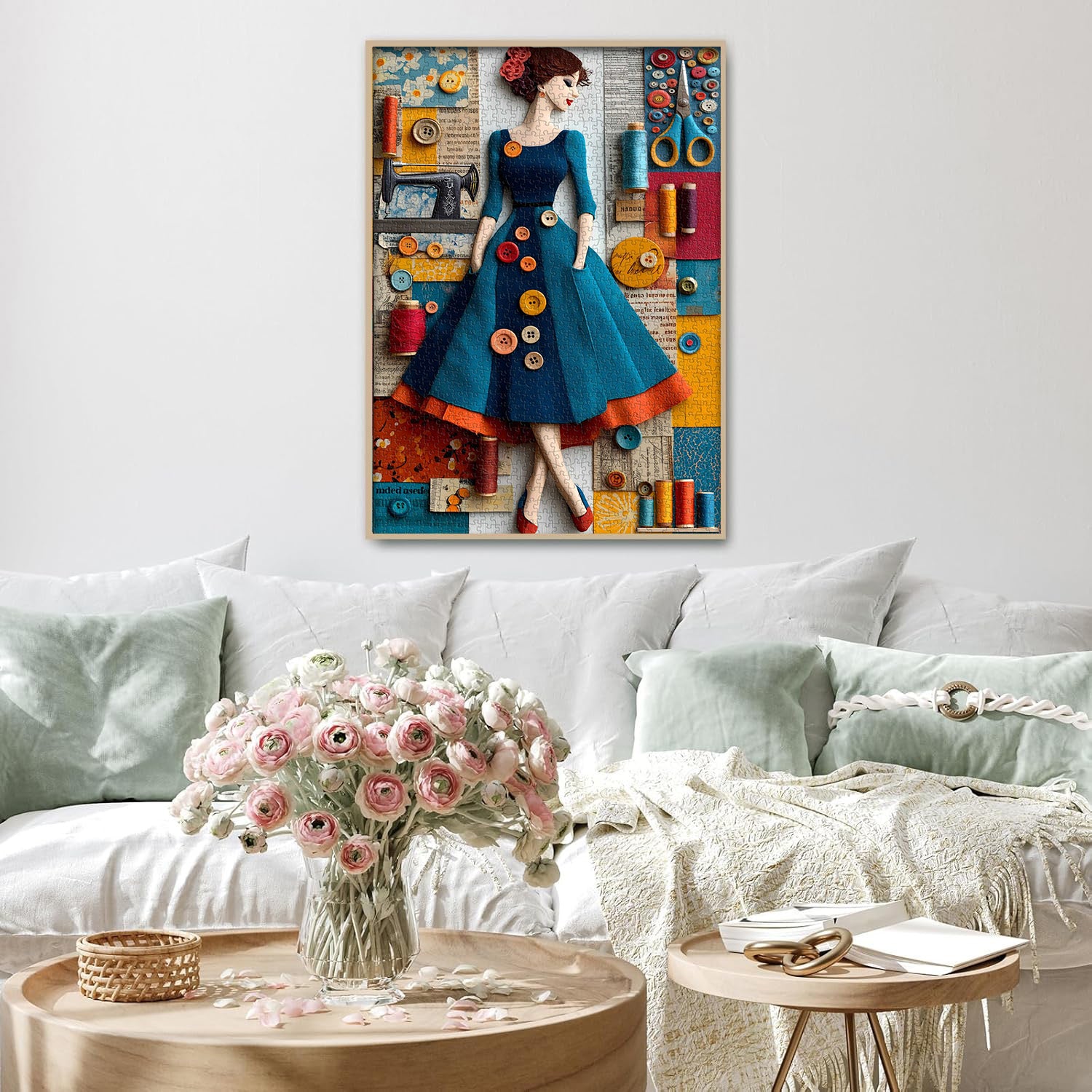 Vintage Sewing Muse Puzzle 1000 Teile